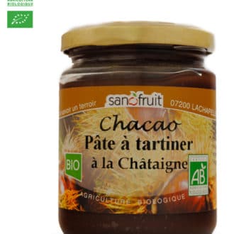 PÂTE À TARTINER CHÂTAIGNE CACAO LOCAL ET BIO - 320gr